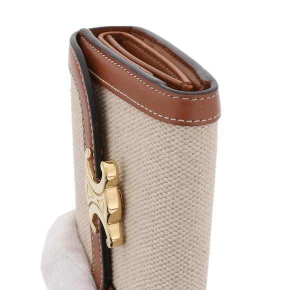 CELINE Small Wallet Trifold Triumph - Picture 4 of 8